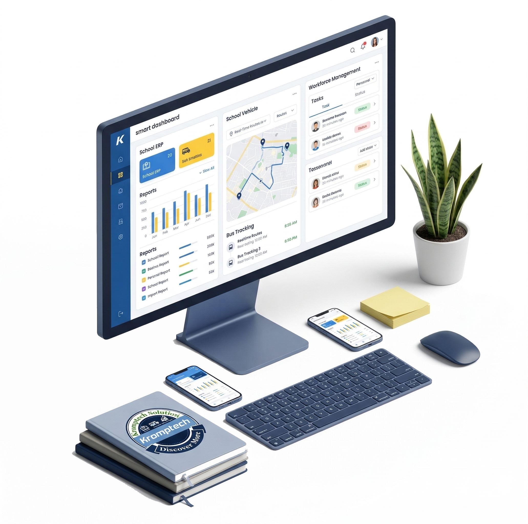 ERP, Tracking & Monitoring for Smart Business with Kromptech